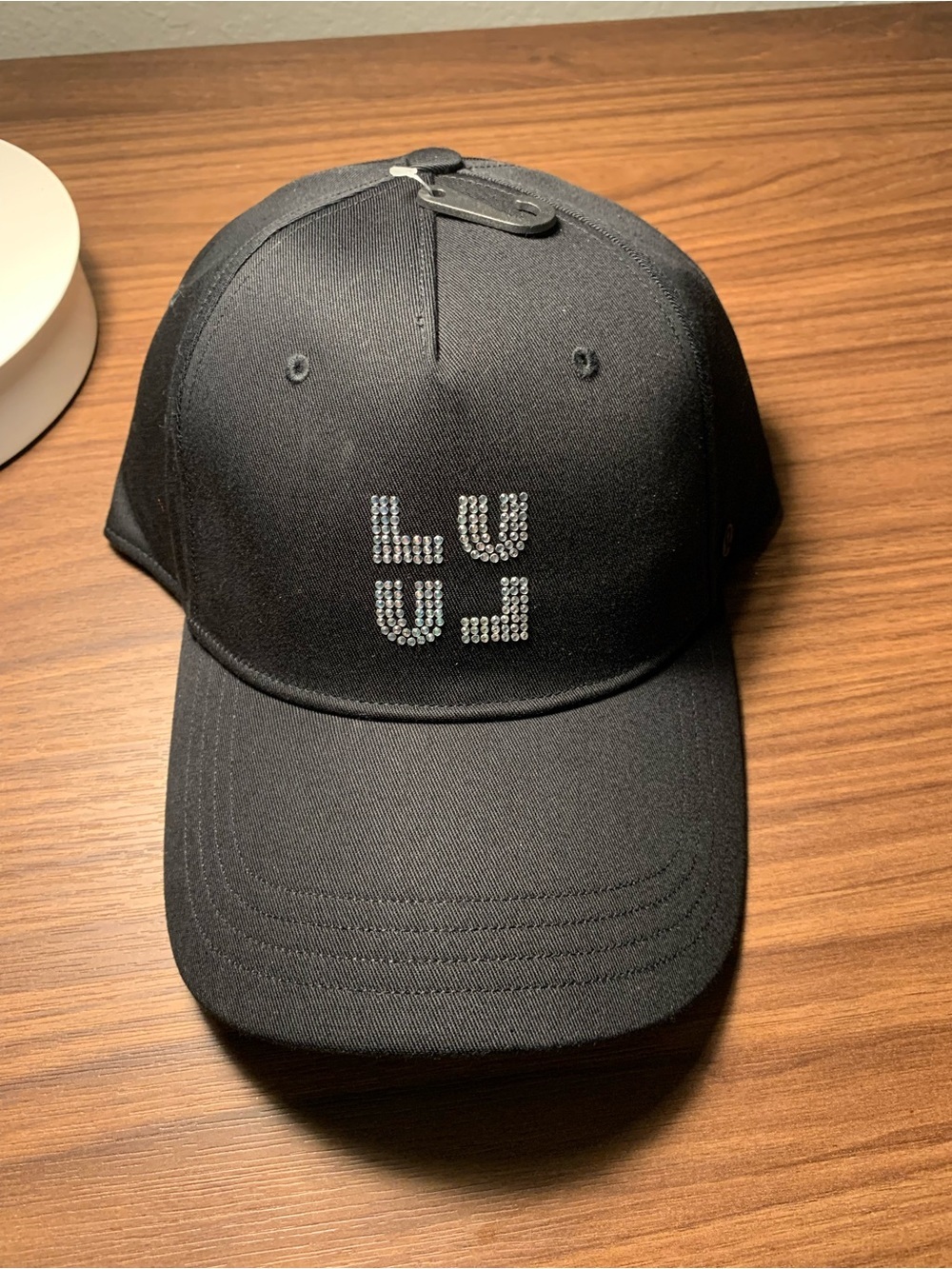 lululemon athletica Black Baseball Cap with Jewel Detail NWT
